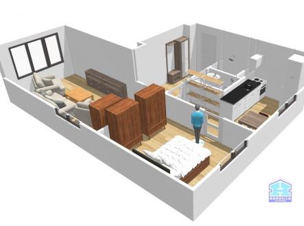 planek2 | Prodej bytu, 2+1, 50 m²