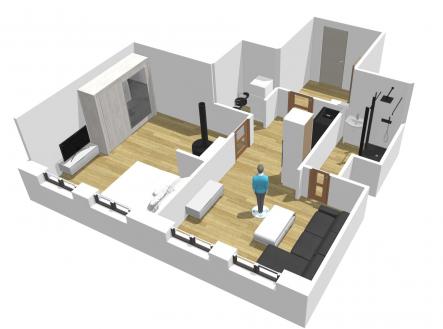 planek02 | Prodej bytu, 2+kk, 45 m²