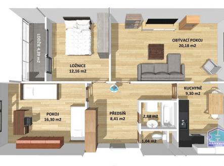 planek1 | Prodej bytu, 3+1, 75 m²