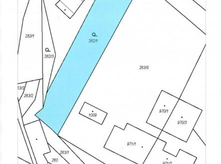 Stříbrná Skalice mapa 1.jpg | Prodej - pozemek pro bydlení, 1 583 m²