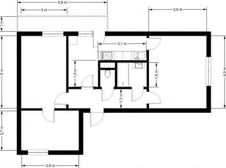 2D_Opatovice_3_1-Floor Plan.jpg | Prodej bytu, 3+1, 73 m²