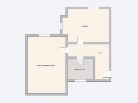 Bez nzvu-1.jpg | Pronájem bytu, 2+kk, 45 m²