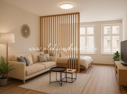 Vizual-1_room.jpg | Prodej bytu, 1+1, 39,4 m²
