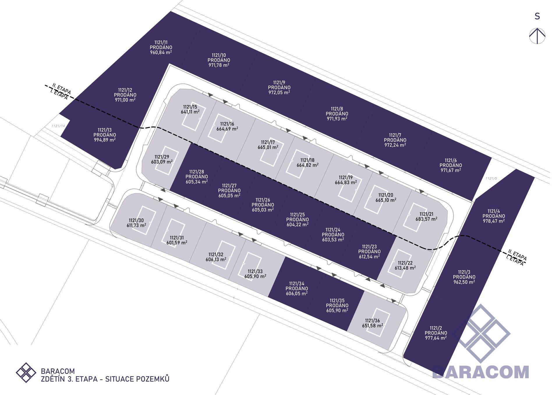 Stavební pozemky pro rodinné domy Zdětín u Benátek nad Jizerou