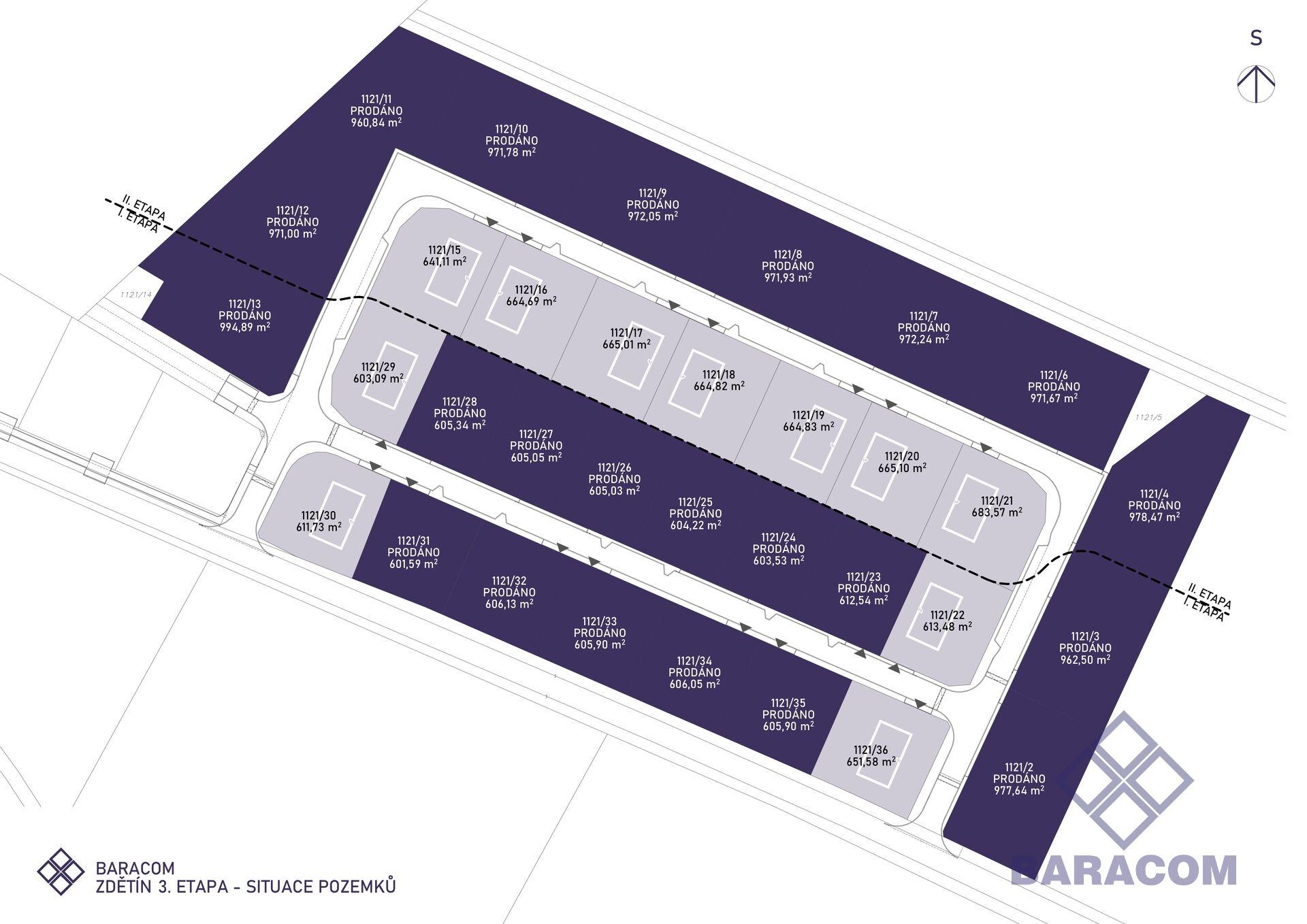 Stavební pozemky pro rodinné domy Zdětín u Benátek nad Jizerou