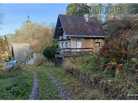 Hrubá stavba zděné chaty na jedinečném pozemku plus nová drevěná chatka k prodeji | Prodej - chata/rekreační objekt, 100 m²