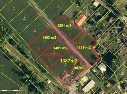 KM 0-5 REZERVACE 3.jpg | Prodej - pozemek pro bydlení, 1 201 m²