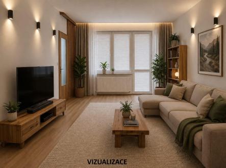 Viz obýv.jpg | Prodej bytu, 3+1, 69 m²