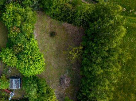Pozemek č.1 dron .JPG | Prodej - pozemek pro bydlení, 955 m²