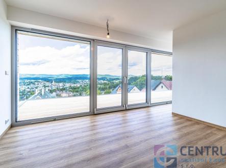 obývací pokoj + terasa: ilustrační foto z domu A3 | Prodej bytu, 4+kk, 120 m²