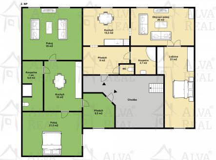 Obrázek k zakázce č.: 665156 | Prodej - nájemní dům, 465 m²