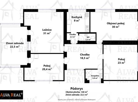 Obrázek k zakázce č.: 706126 | Pronájem bytu, 4+1, 140 m²