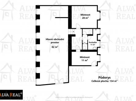 Obrázek k zakázce č.: 706456 | Pronájem - obchodní prostor, 134 m²