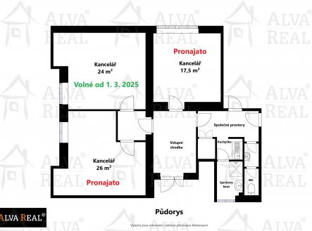 Obrázek k zakázce č.: 708832 | Pronájem - kanceláře, 24 m²