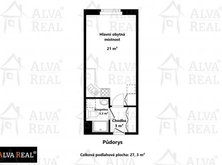 Obrázek k zakázce č.: 709882 | Prodej bytu, 1+kk, 27 m²