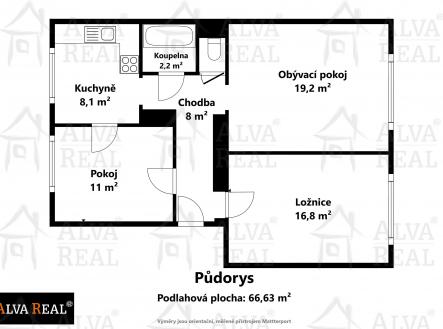 Obrázek k zakázce č.: 728101 | Prodej bytu, 3+1, 93 m²