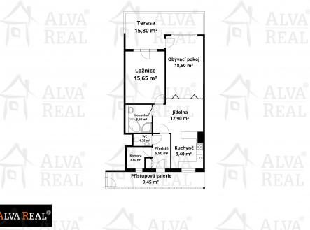 Obrázek k zakázce č.: 730461 | Prodej bytu, 2+1, 72 m²