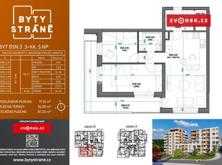 Obrázek k zakázce č.: 668536 | Prodej bytu, 3+kk, 87 m²