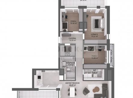 Prodej bytu, 4+1, 192 m²