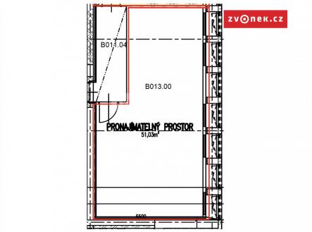 Obrázek k zakázce č.: 697886 | Pronájem - kanceláře, 60 m²