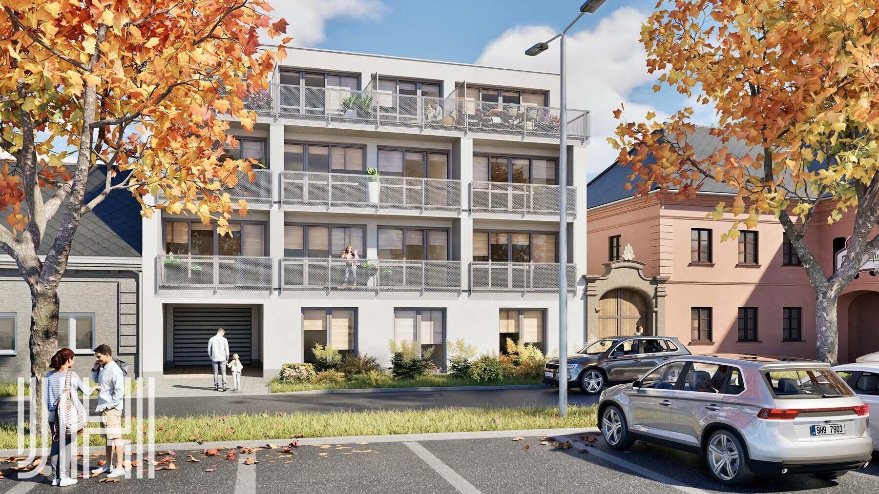 Prodej bytu 2+kk ve výstavbě v projektu Zahrada Mlýnská