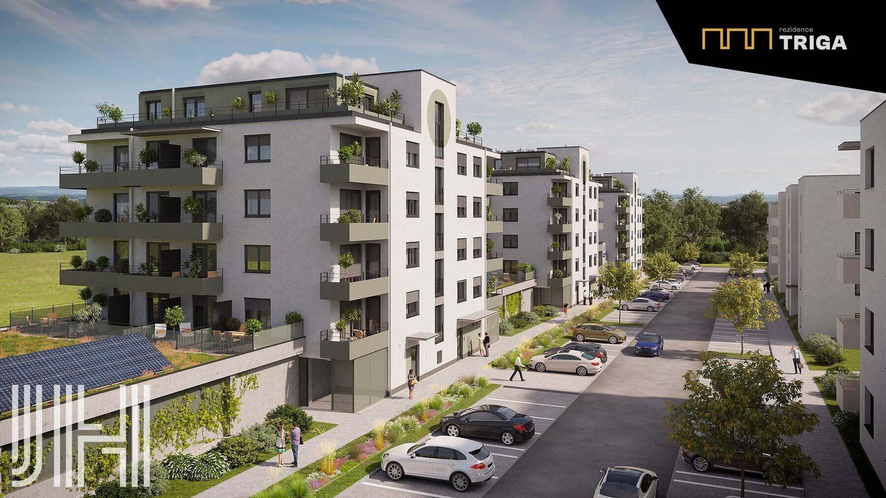 Prodej bytu 4+kk ve výstavbě v projektu Rezidence Triga „A“