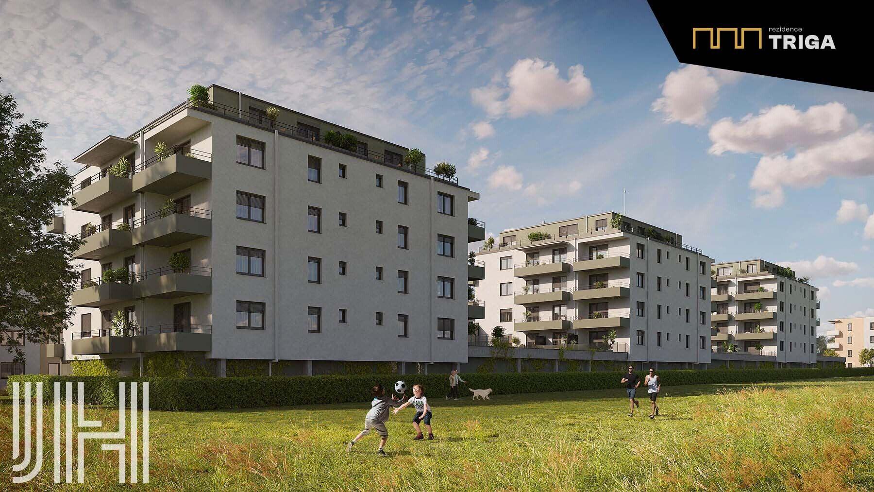 Prodej bytu 4+kk ve výstavbě v projektu Rezidence Triga „A“