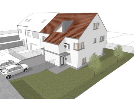 03_novostavba RD_Zakřany 104_exteriér_240207.jpg | Prodej bytu, 4+kk, 93 m²