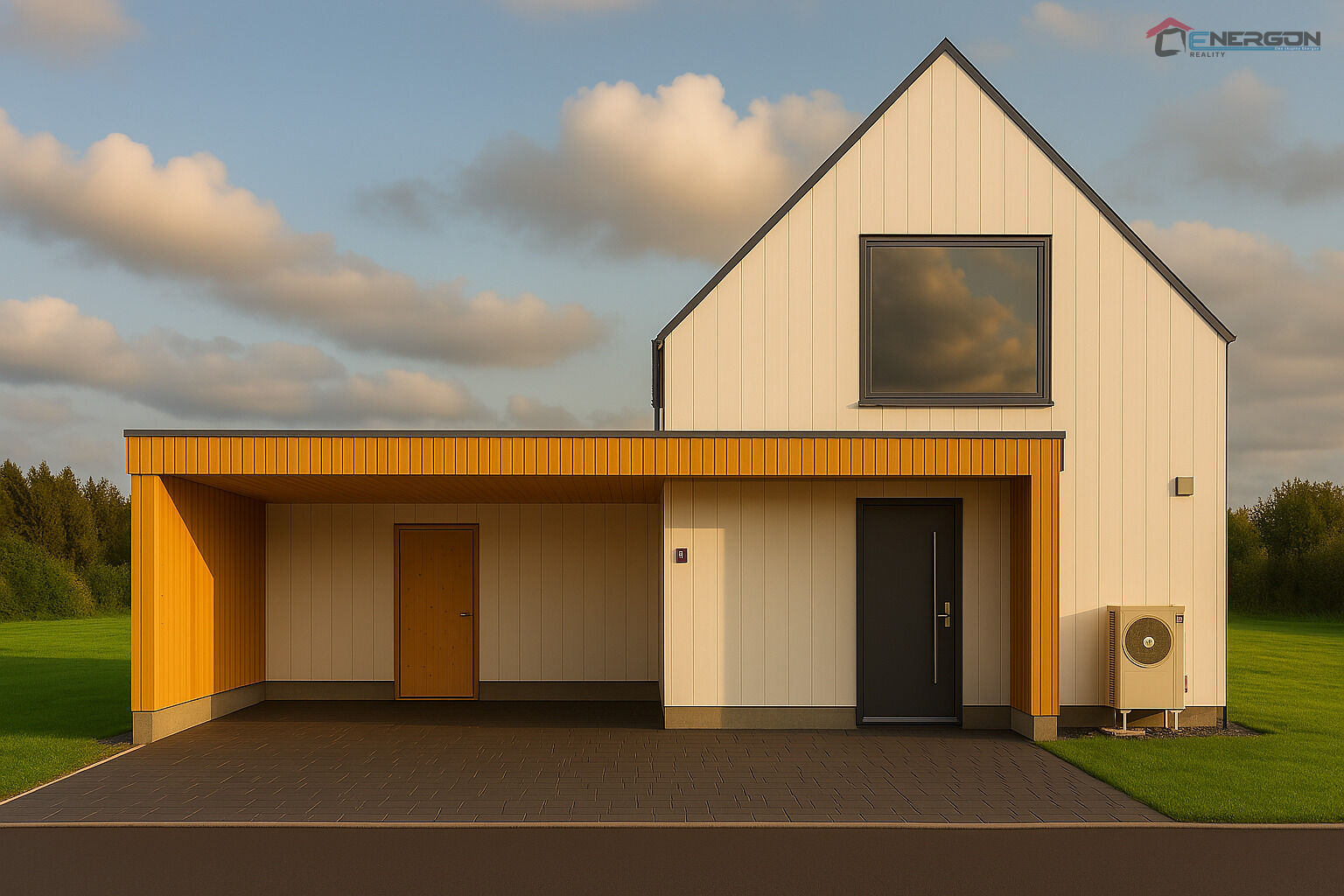 Nízkoenergetický RD, Hostomice Dubinská