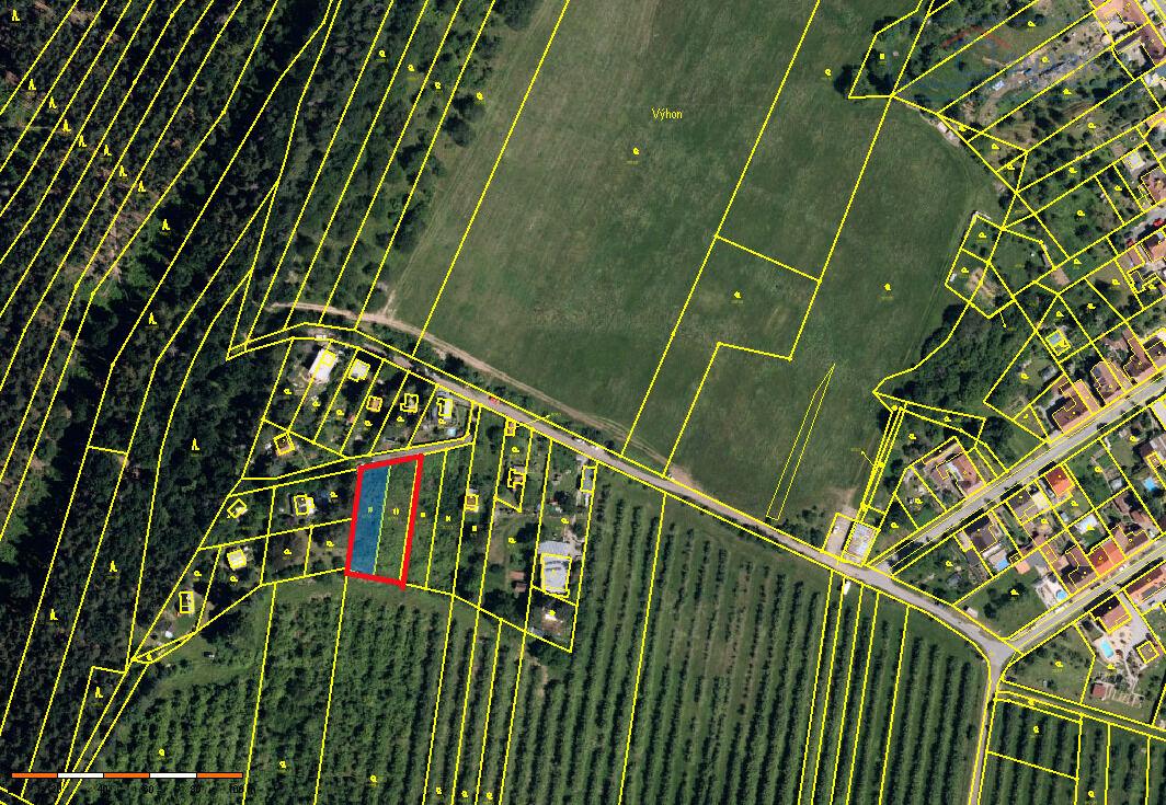 Pozemek nadaleko Brněnské přehrady