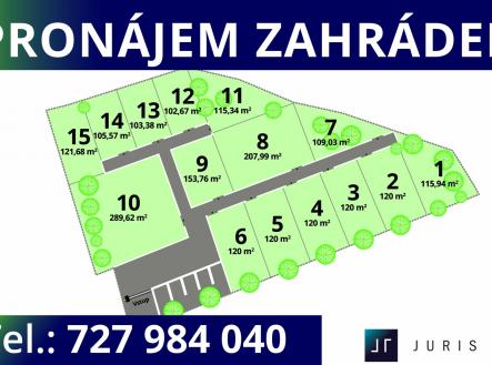 Plachta zahrádky Varnsdorf | Pronájem - pozemek, zahrada, 102 m²