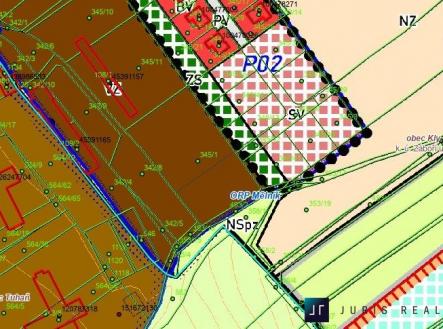zemní plán výkres | Prodej - pozemek pro komerční výstavbu, 4 968 m²