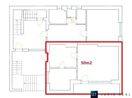 prodej-bytu-2-kk-50-m2-jilove-u-prahy-radlik-vykres-464209 | Prodej bytu, 2+kk, 50 m²