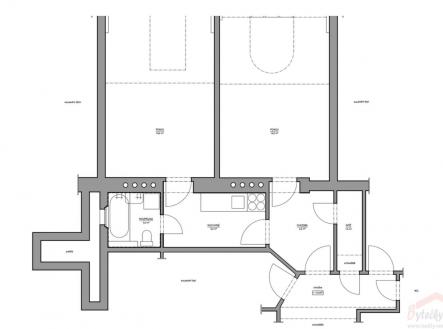 původní stav plánek.jpg | Prodej bytu, 2+1, 132 m²