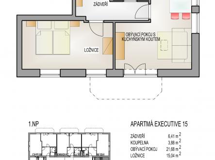  -  | Prodej bytu, 2+kk, 48 m²