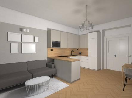 Bez popisku | Pronájem bytu, 2+kk, 64 m²
