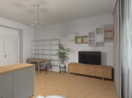 Bez popisku | Pronájem bytu, 2+kk, 64 m²