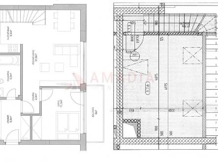 . | Pronájem bytu, 3+kk, 75 m²