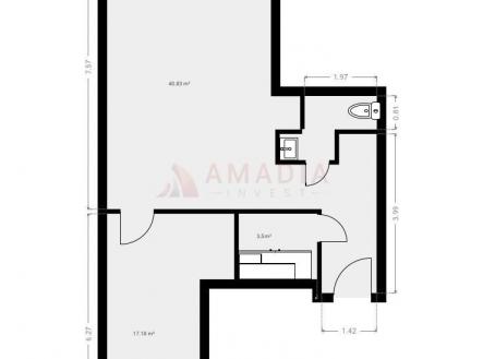 . | Pronájem - kanceláře, 72 m²