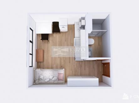 . | Pronájem bytu, garsoniéra, 21 m²