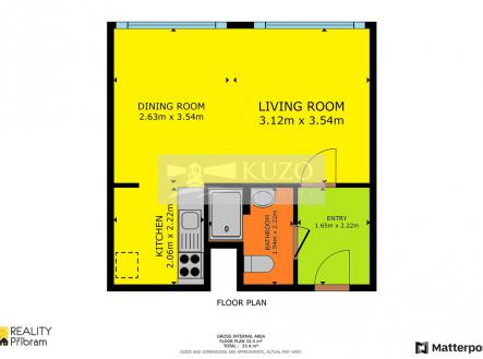 pronjem1kkzborovsk-floorplan-7m6gu02u9qr493g5pw2kyacwb.jpg | Pronájem bytu, 1+kk, 33 m²