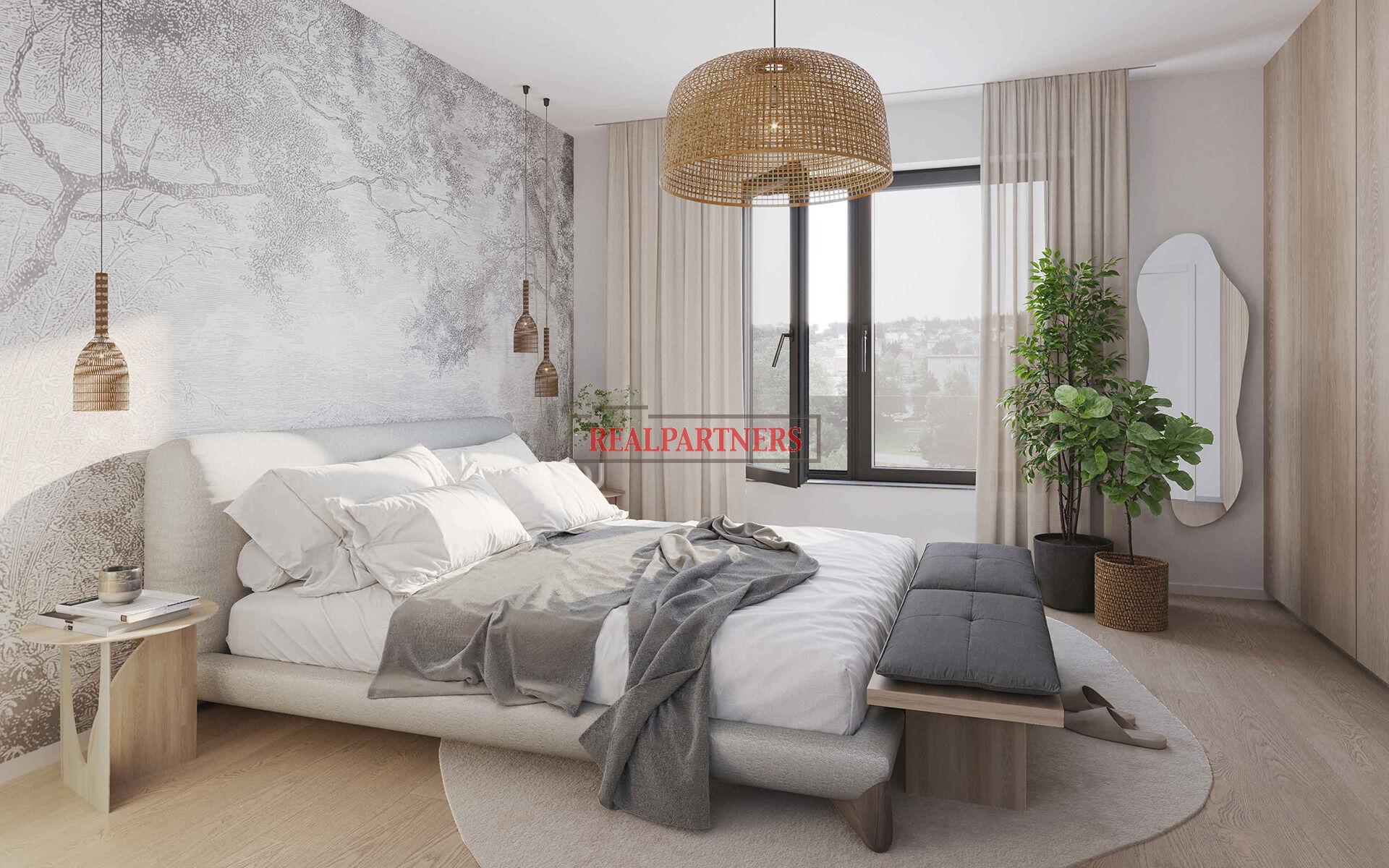 Novostavba bytu 3+kk o ploše 75,6m + 5m2 balkon ve výstavbě u Roztylského náměstí.