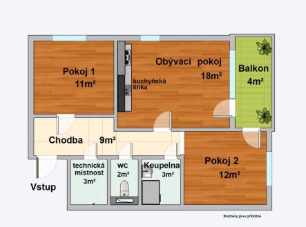 3+kk - plnek.jpg | Prodej bytu, 3+kk, 60 m²