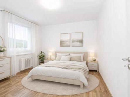 Ložnice.jpg | Pronájem bytu, 2+1, 60 m²