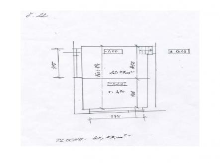 . | Pronájem - obchodní prostor, 43 m²