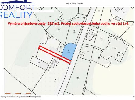 Katastrální mapka.jpg | Prodej - pozemek pro bydlení, 637 m²