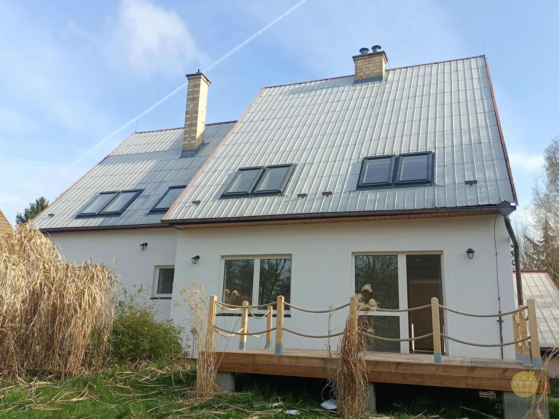 Pronájem rodinného domu 5+1, 180 m2 + garáž 30 m2, s pozemkem, Praha Újezd nad Lesy, Budčická ulice