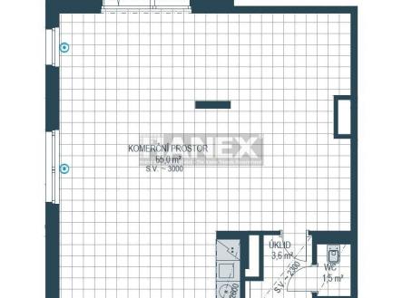 . | Pronájem - obchodní prostor, 73 m²