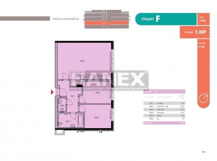 . | Prodej bytu, 3+kk, 82 m²