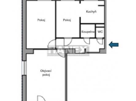 . | Prodej bytu, 3+1, 56 m²